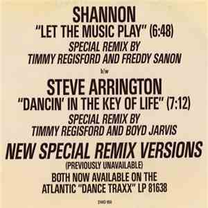 Shannon b/w Steve Arrington - Let The Music Play / Dancin' In The Key Of Li ...