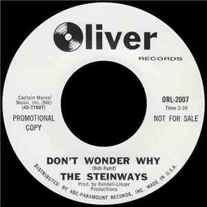 The Steinways - Don't Wonder Why