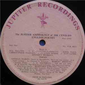 Various - The Jupiter Anthology Of 20th Century English Poetry Part 1