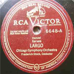 Chicago Symphony Orchestra - Largo / Pomp And Circumstance March No.1, In D ...