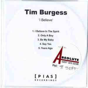 Tim Burgess - I Believe
