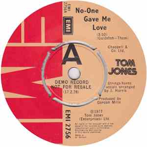 Tom Jones - No-One Gave Me Love