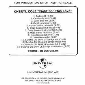 Cheryl Cole - Fight For This Love