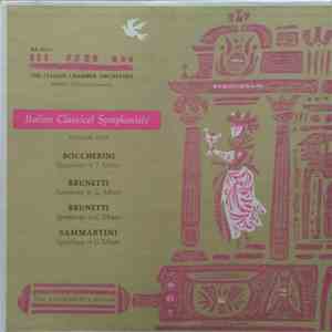 Newell Jenkins, The Italian Chamber Orchestra - Italian Classical Symphonis ...