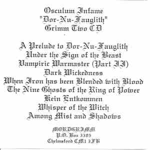Osculum Infame - Dor-Nu-Fauglith
