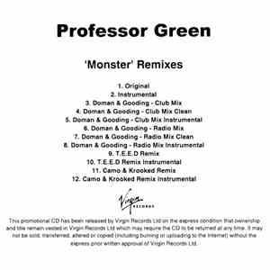 Professor Green - Monster (Remixes)