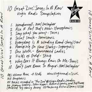 Various - 10 Great 'Live' Songs In A Row