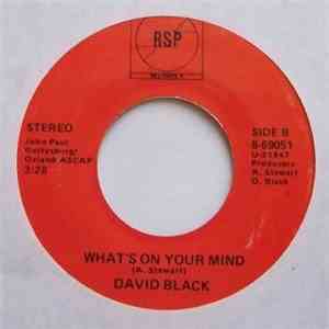 David Black  - What's On Your Mind