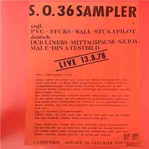 Various - S.O.36 Sampler - Live 13.8.78