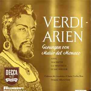 Verdi, Mario del Monaco, Orchester Der Accademia Di Santa Cecilia, Rom , Di ...