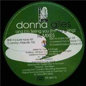 Donna Giles - And I'm Telling You (I'm Not Going) (Remixes)