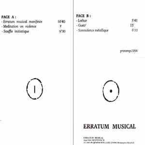 Joachim Montessuis - Erratum Musical