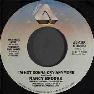Nancy Brooks - I'm Not Gonna Cry Anymore