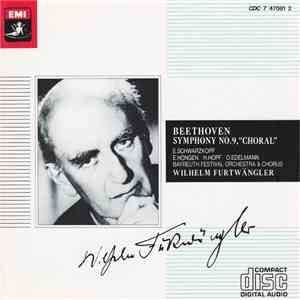 Beethoven - Wilhelm Furtwängler, E. Schwarzkopf, E. Höngen, H. Hopf, O.Edel ...