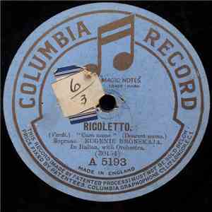 Eugenie Bronskaja - Rigoletto / Ave Maria