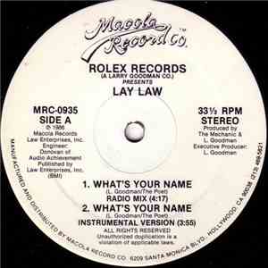 Lay Law - What's Your Name