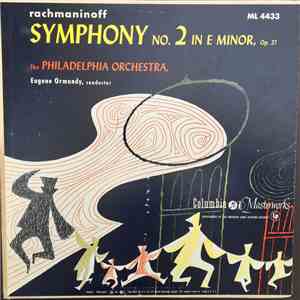 Rachmaninoff : Eugene Ormandy Conducting The Philadelphia Orchestra - Symph ...