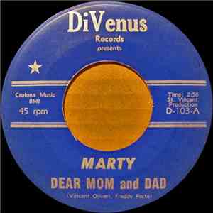 Marty  - Dear Mom And Dad / Since You're Mine