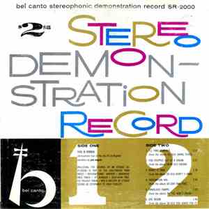 Various - Bel Canto Stereophonic Demonstration Record