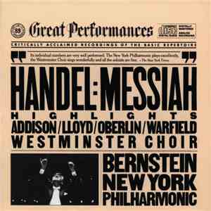 Georg Frideric Handel : Leonard Bernstein / New York Philharmonic Orchestra ...