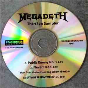 Megadeth - Th1rt3en Sampler
