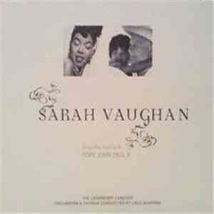 Sarah Vaughan, Lalo Schifrin - Sarah Vaughan Sings The Poetry Of Pope John  ...