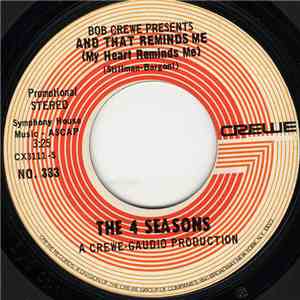 The 4 Seasons - And That Reminds Me (My Heart Reminds Me)