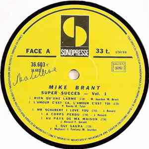 Mike Brant - Super Succès Vol. 1