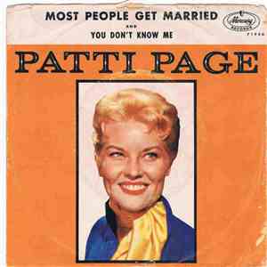 Patti Page With The Merry Melody Singers - You Don't Know Me / Most People  ...