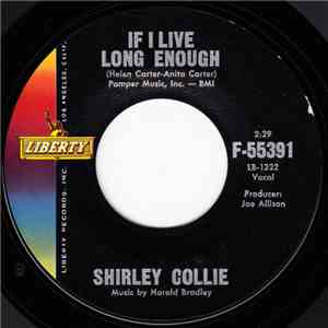 Shirley Collie Music By Harold Bradley - If I Live Long Enough / Keeping My ...