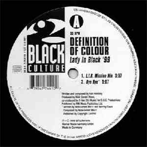 Definition Of Colour - Lady In Black '99