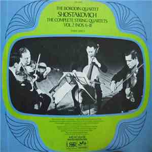 Shostakovich, The Borodin Quartet - The Complete String Quartets (Vol. 2 No ...