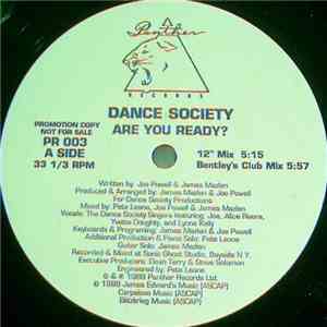 Dance Society - Are You Ready?