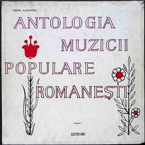 Various - Antologia Muzicii Populare Românești Volumul I