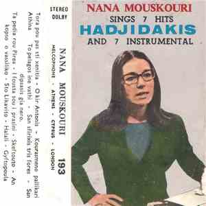 Nana Mouskouri, Hadjidakis - Sings 7 Hits And 7 Instrumental