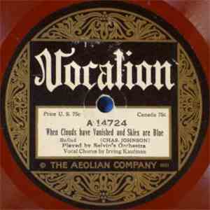 Selvin's Orchestra - When Clouds Have Vanished And Skies Are Blue / Half-Pa ...