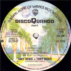 Tony Renis & Tony Renis - DiscoQuando Part 1
