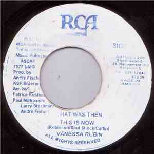 Vanessa Rubin - I Want To Spend The Night / That Was Then, This Is Now