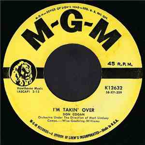 Don Cogan - I'm Takin' Over / Playboy