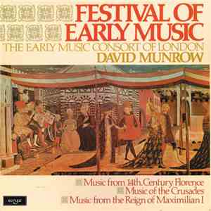 The Early Music Consort Of London, David Munrow - A Festival Of Early Music