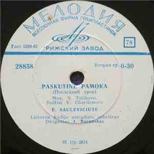 E. Saulevičiūtė / V. Blažys - Paskutinė Pamoka / Mylimos Akys