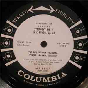Eugene Ormandy Conducts The Philadelphia Orchestra / Brahms - Symphony No.  ...