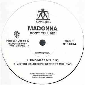 Madonna - Don't Tell Me