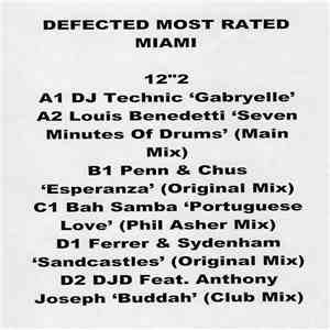Various - Defected Most Rated Miami 12