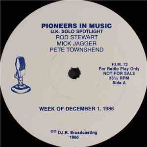 Various - Pioneers In Music Show #72: Solo Spotlight / U.K.