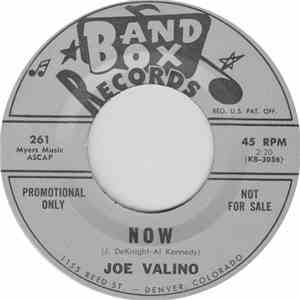 Joe Valino - Now / Turn Back The Dawn
