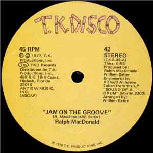 Ralph MacDonald - Jam On The Groove / Sound Of A Drum