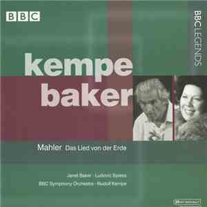Janet Baker, Rudolf Kempe, Mahler - Das Lied Von Der Erde