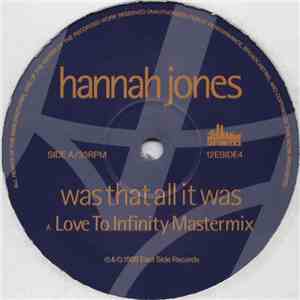 Hannah Jones - Was That All It Was