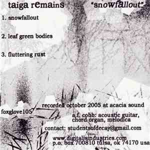 Taiga Remains - Snowfallout